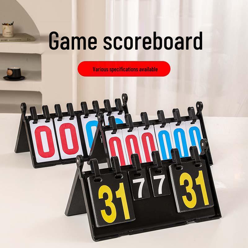 Waterproof Multifunctional Scoreboard with Card Holder for Basketball & Table Tennis