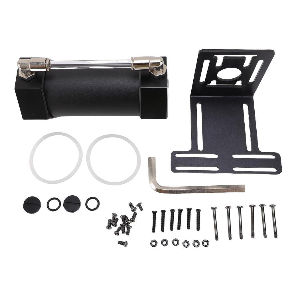 BL LBX G4 Computer Water Tank Reservoir Aluminum Alloy with External Observation Window G1 4 Thread 100ml Capacity 360