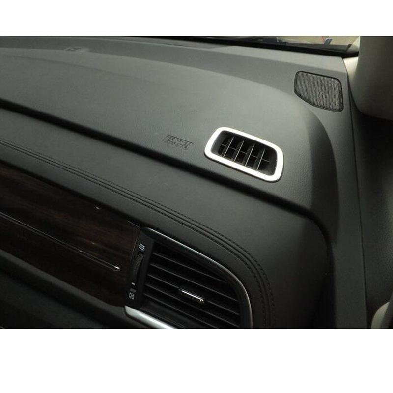 For Honda Odyssey 2015 2016 2017 2018 Center Console Front Air Condition Outlet Trim Covers Car Accessories Stick