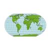 World Map Poster for Classroom Decor, Equal Area Earth Map Wall Art for Geography Education & Office Styling, Educational World Map Print