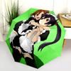 Maid  Pattern, Automatic Folding Umbrella, Portable and Foldable Design, 8 Ribs, a Christmas or Birthday Gift.