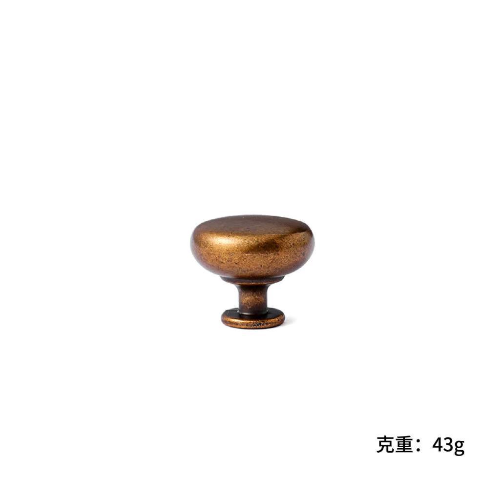 Retro Copper Antique Cabinet Drawers Handles Italian French Minimalist Light Luxury Furniture Wardrobe Door Pulls Vintage Home D