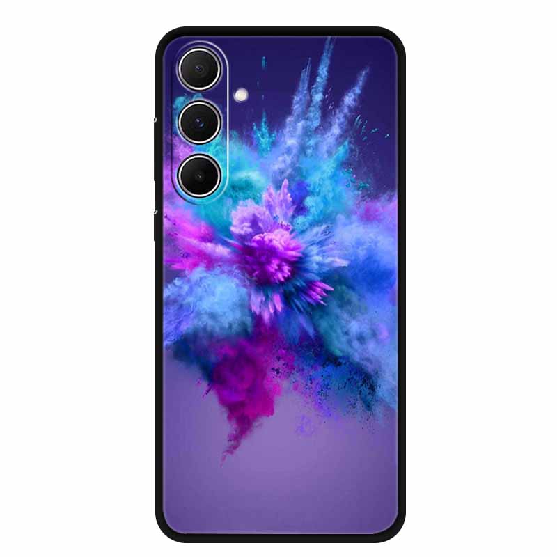 For Samsung Galaxy A55 5G Case Animals Soft Silicone TPU Phone Cases Back Cover For SamsungA55 Wolf Protector Cute Girl Shell
