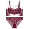 New sexy underwear small breasts show big gathering anti-sagging bra straps hollow lace underwear suit women