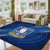 Sheffield Wednesday Design Crystal Velvet Rug Soft Decorative Mat for Bedroom Entrance