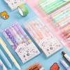 4Pcs Cute Kawaii Neutral Pen, Stationery, Office Accessories, School Supplies Cute Fashion Office Supplies Student Stationery Gif
