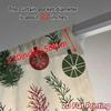 2Pcs,Curtains Christmas Ornament Trees Stars (2) Creative Popular Curtains Versatile Polyester Curtains Thermal Insulation, And