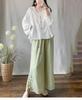 Spring/Summer Cotton Linen Jacquard Cardigan - Loose, Slim, Bat Sleeve, Sun Protection Long Sleeve Shirt
