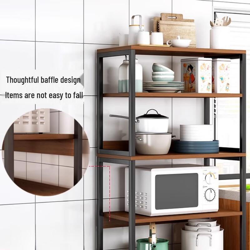 Yingbai 5-Tier Storage Rack with Black Frame