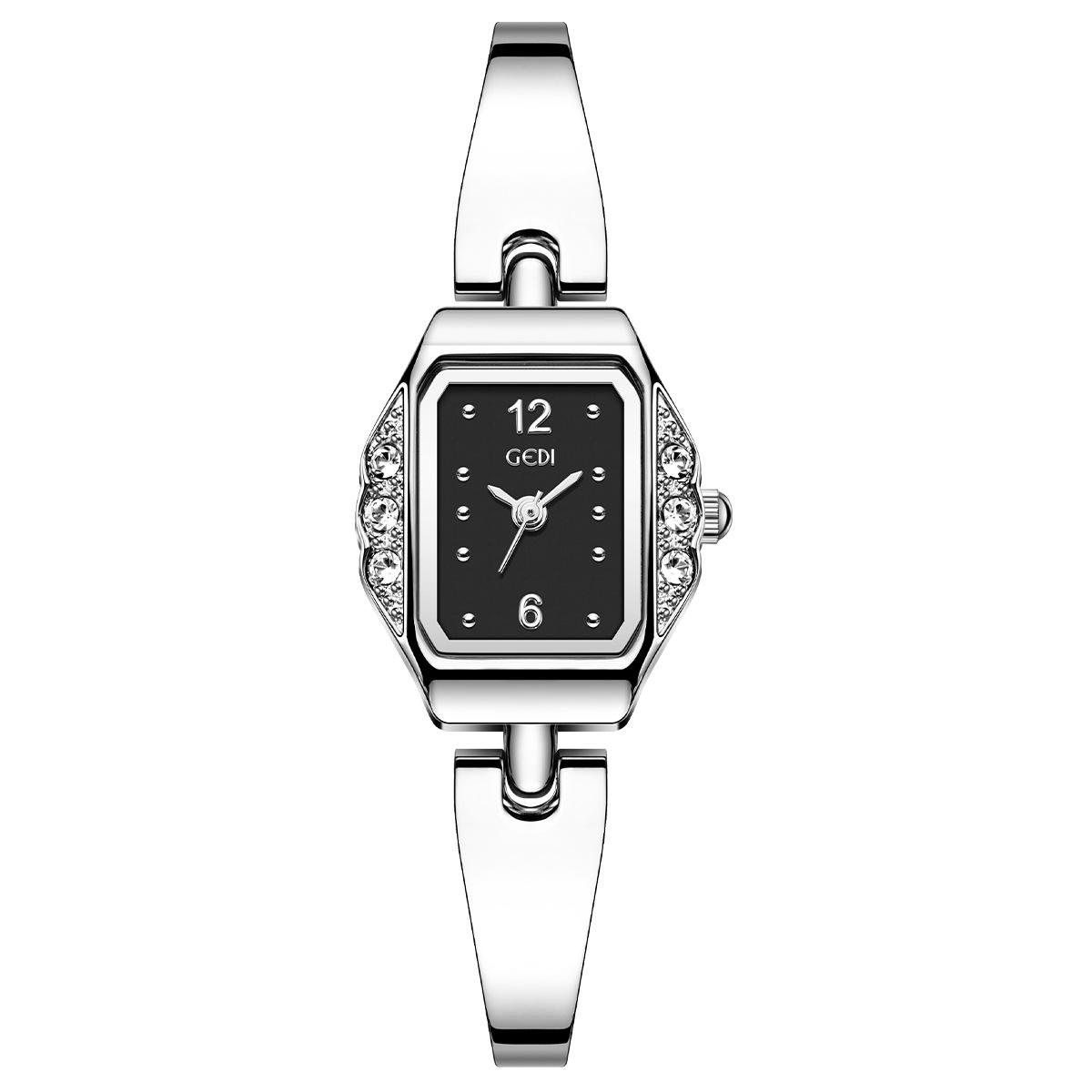 Diamond Watch Niche Premium Waterproof Women S Retro Alloy Bracelet Quartz Watch