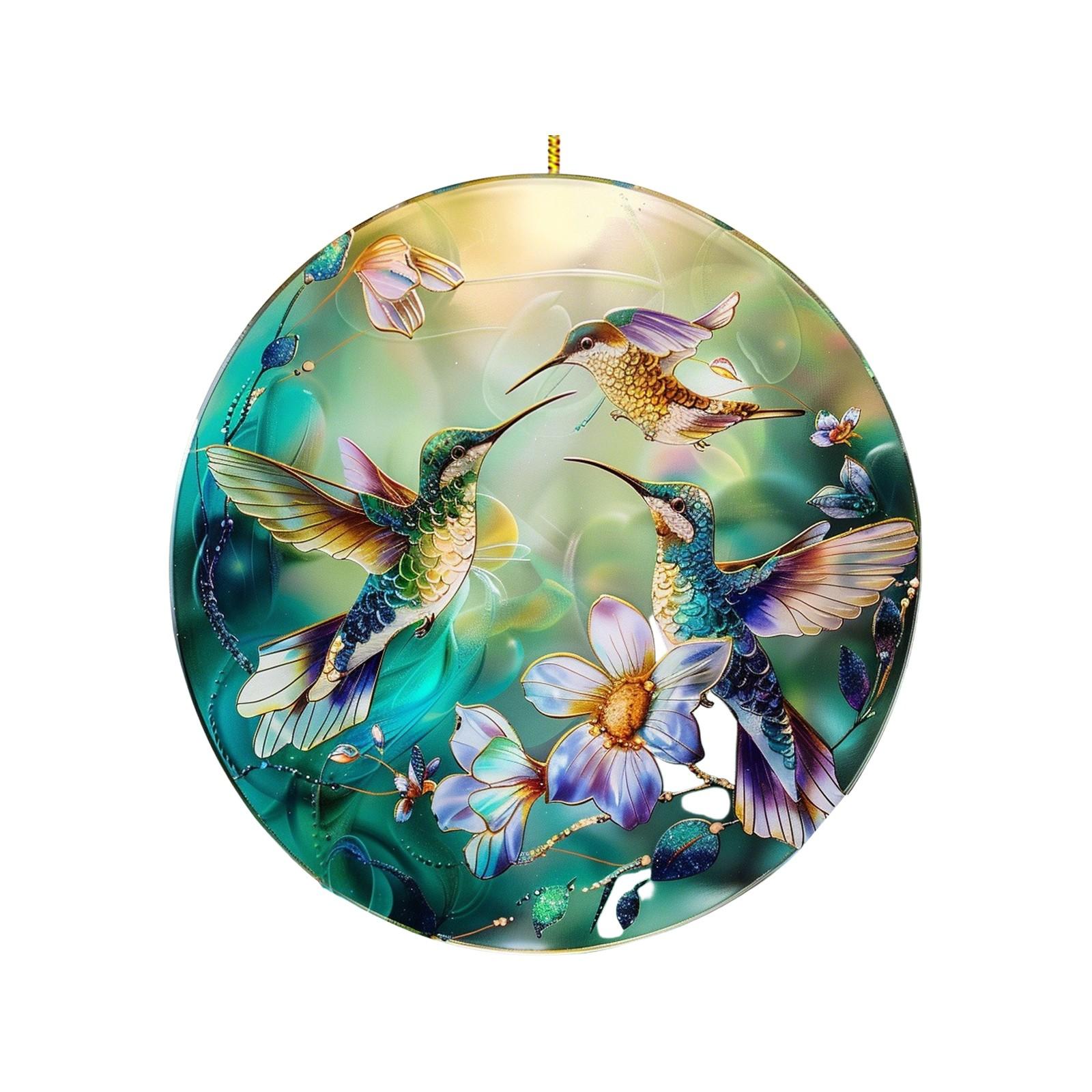 

Пляжный закат Suncatcher Орнамент Акриловое украшение для окна, креативное освещение Craft Подвесной домашний декор Подвесной One Size