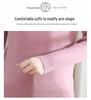 Autumn/Winter Fleece-Lined Knit Base Layer for Middle-Aged & Elderly Women - Half-High Neck, Thickened Fashion Sweater for Mothers