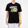Air Jordan DRI-FIT NBA Los Angeles Lakers Printing Basketball Sports Round Neck Short Sleeve Black Men's DA6629-010
