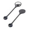 2PCS High Quality Hose Adjustment Sport Mirror for Motorcycle ATV Dirt Bike Electric Rearview Mirror Handlebar Mirror