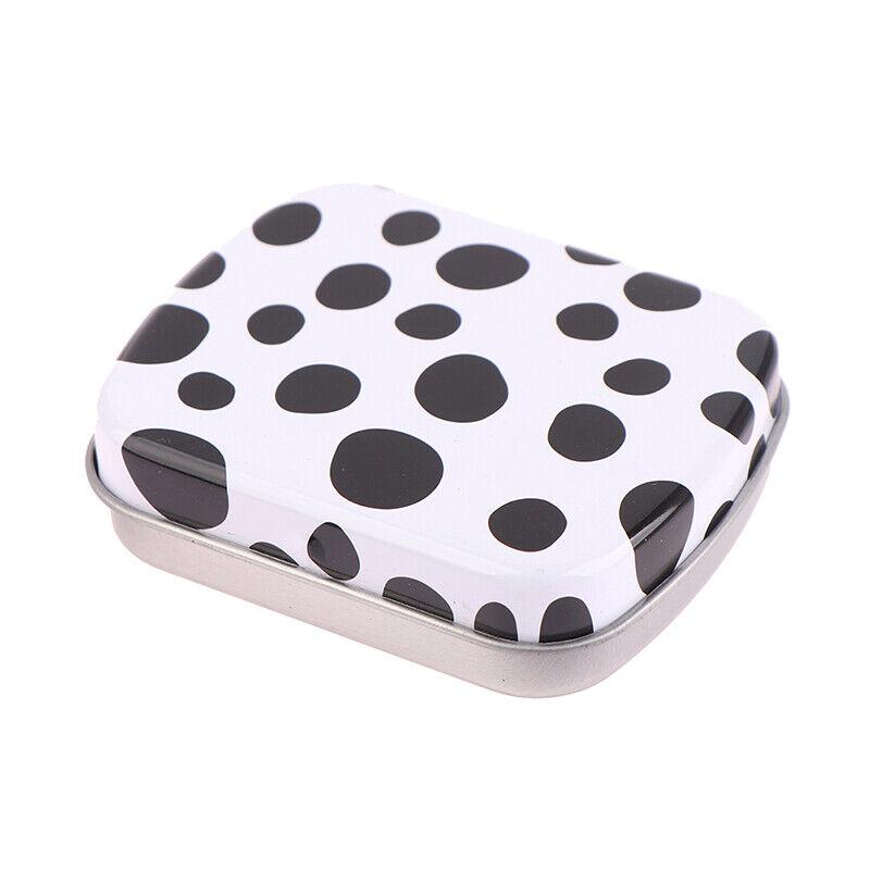 Hinged Tins Portable Storage Rectangle Empty Box Mini Small Metal Mini Skater