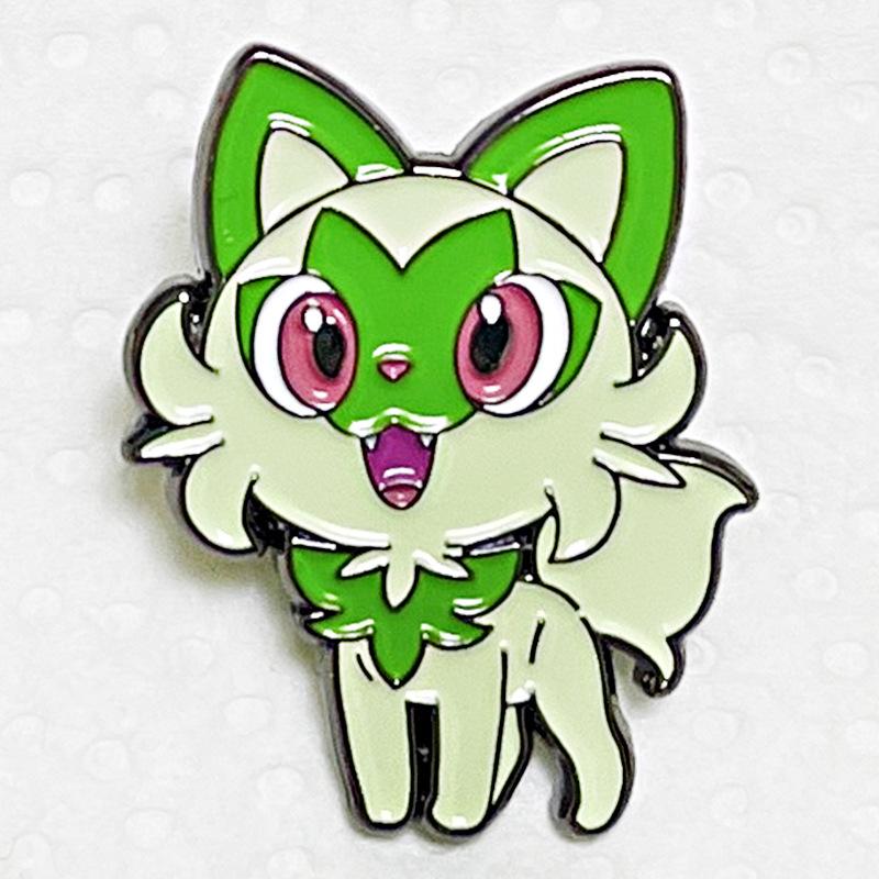 Sprigatito Anime Lapel Pins Backpack Jeans Enamel Brooch Pin Women Fashion Jewelry Gifts Kawaii Elf Cartoon Badges