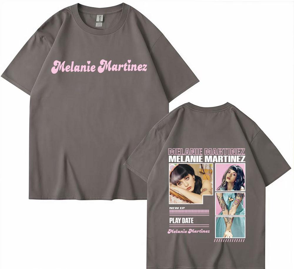 Singer Melanie Martinez Album Graphic Tshirts Men Women Vintage Summer Pop Fashion TShirt Short Sleeve Casual Oversized Tshirt