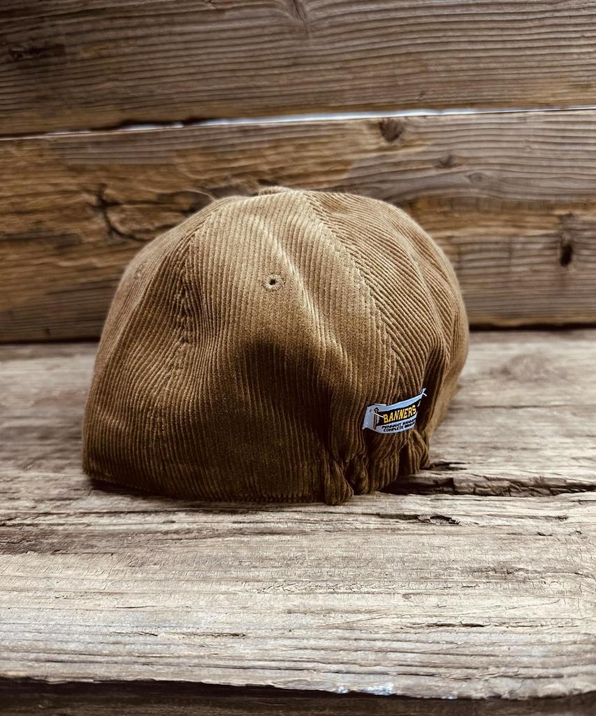 PENNANT BANNERS Corduroy Cap with Adjustable Brim with Adjustable Baseball Outdoor Men's (Brown, Sizes 56cm-60cm Strap) - Cap, Casual, (PB085)
