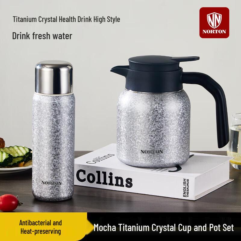 NORTON Stainless Steel Mocha Pot & Cup Set