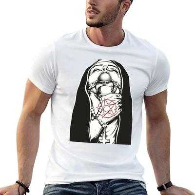 The Bad Nun Satan TShirt Casual Loose Short Sleeve Tee for Unisex