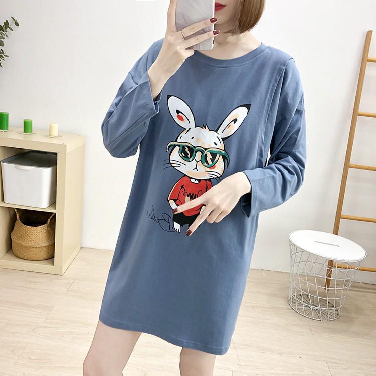 Maternity Long Sleeve Nursing Top - Stylish Spring & Autumn Wear for Postpartum and Breastfeeding Moms