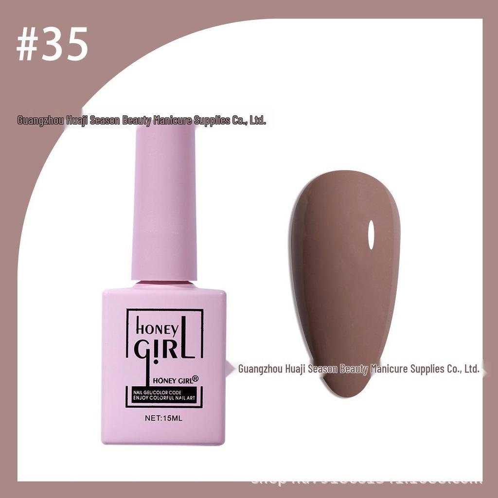 HONEYGIRL 36-Color Skin Tone Nail Polish Set - Blush, Nude, Pink Shades for Trendy Nails