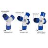 16A Camping Caravans Single to 2/3 Way Electrical Hook Up Splitter Adapter
