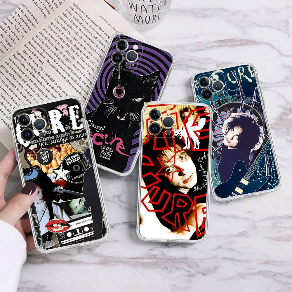 Hot Classic Rock The C-CureS Band Phone Case For IPhone 17 16 15 14 13 12 11 Pro Max Plus Soft Cover Personalized DIY