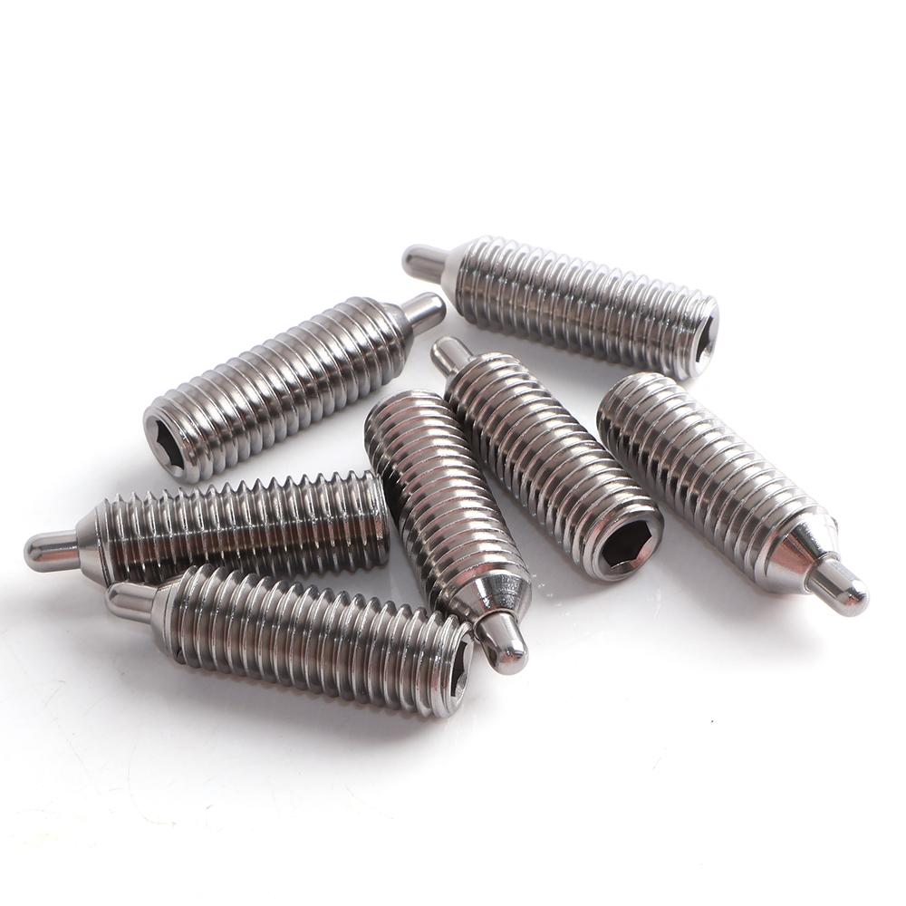 M4 M5 M6 M8 M10 M12 Spring Plungers with Round-ended Pin and 304 Stainless Hex Socket Screw Spring Pin