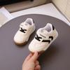 Girls shoes 2025 spring and autumn new toddler shoes boys casual shoes leather surface waterproof men's treasure Forrest Gump shoes non-slip soft sole