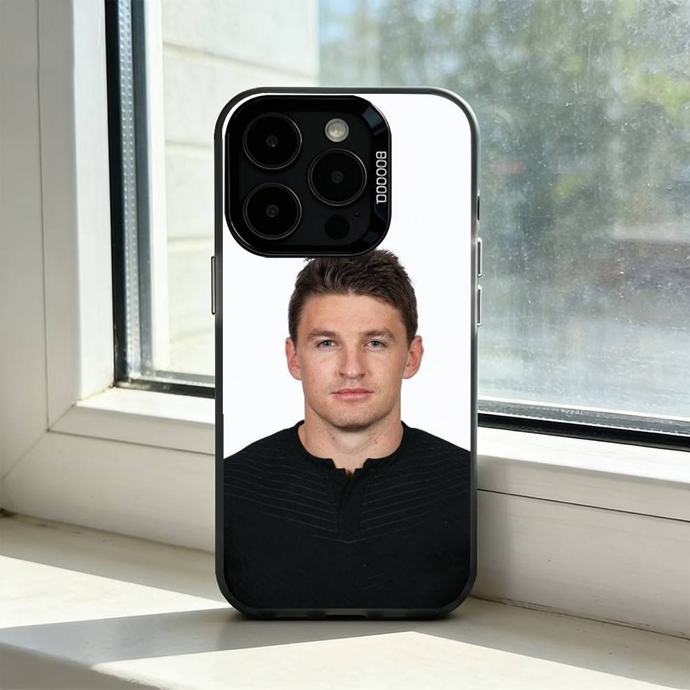 

Sport Rugby Beauden Barrett Phone Case For iPhone 17,16,15,14,13,12,11 Plus,Pro Max,XS,Colorful Silver Black Cover iPhone16se4