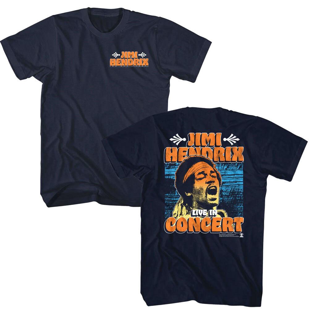 Jimi Hendrix Live Concert Men T Shirt S