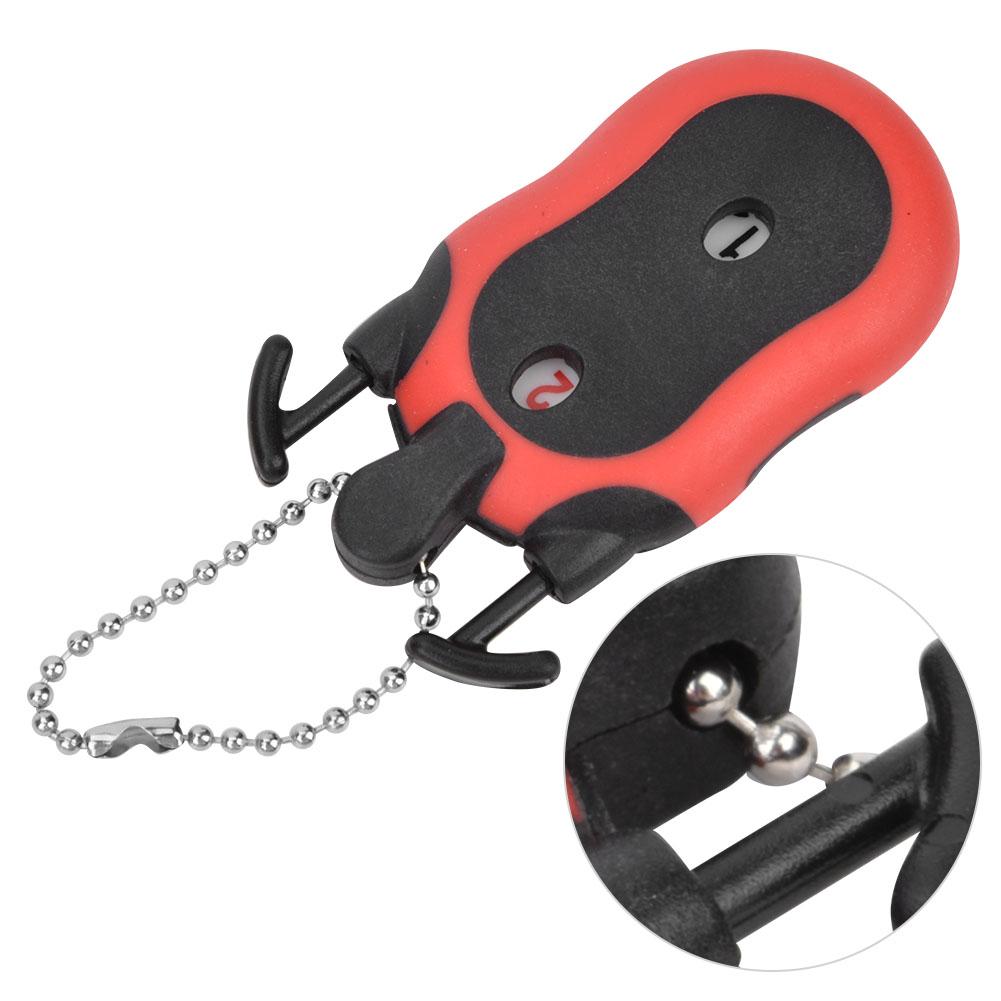 Portable Golf Bag Shape Golfing Score Counter Training Practice Competition Accessory (red)
