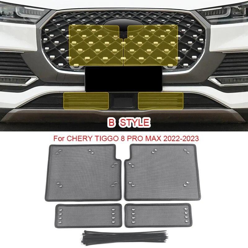 4PCS Auto Insekten-proof Lufteinlass Schutz Abdeckung Airin Einsatz Net Vent Racing Grill Filter Für CHERY TIGGO 8 PRO MAX 2020-2025