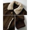 Shangjing Women's Wool-Blend Vintage Quilted Jacket