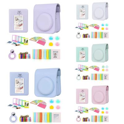 For Fujifilm Instax Mini 12 Instant Camera 7 In 1 Camera Part Set with Camera bag/Album Sticker/Photo Frame/Selfie Lens/Filter