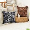 Lace Flower Cushion Cover Natural Linen Organic Fabric DoubleSided Printing Sofa Home Decor Gift Pillow Cover