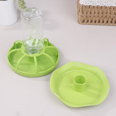 Bebedouro Dispenser de Água Comedouro para Répteis Lagarto Gecko Prato Redondo Tigela de Água para Tartaruga Garrafa de Água Alimentadores para Répteis