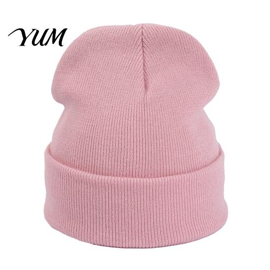 Outdoor Sports Winter Hat Unisex Solid Color Knit Beanies, Classic Slouchy Skull Cap for Winter, Knitted Casual Warm Headwear Men Women, Soft Thermal