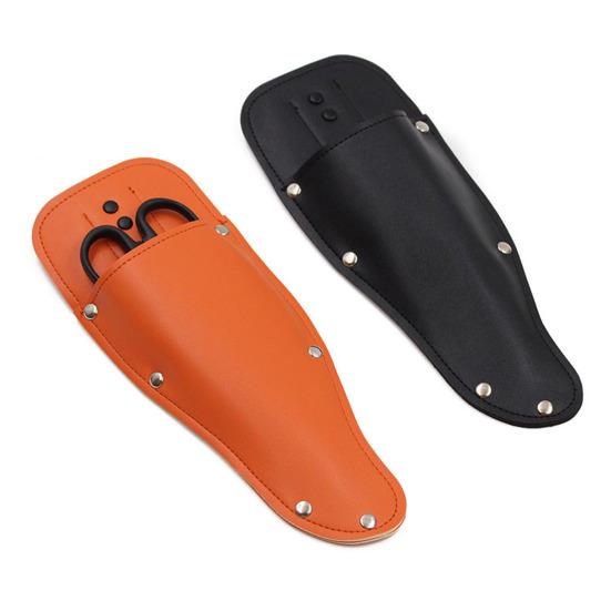Gardening Shears Holster Garden Pruner Sheath Faux Leather Protective Cover Belt-Compatible Scabbard for Pruner Plier Shears
