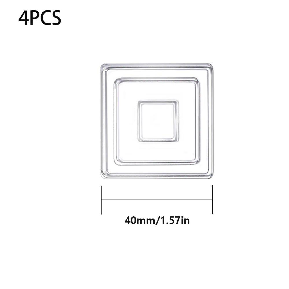 4pcs Shock-Absorbent Ccutting board feet Self Adhesive Feet Pad Portable Silicone Pads  Appliances