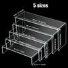 Clear Acrylic Display Riser Stand Jewelry Display Shelf Cupcake Stand Showcase Fixtures for Candy Dessert Figures Collections