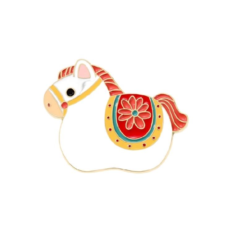 

Delicate Horse Inspired Brooch Stylish Clothing Accessory Lovely Horse Pin A Thoughtful Present For Loved Ones
