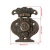 6PC Antique Bronze Hasp Latch Jewelry Wooden Box Mini Cabinet Buckle Lock Decorative jewelry box hardware