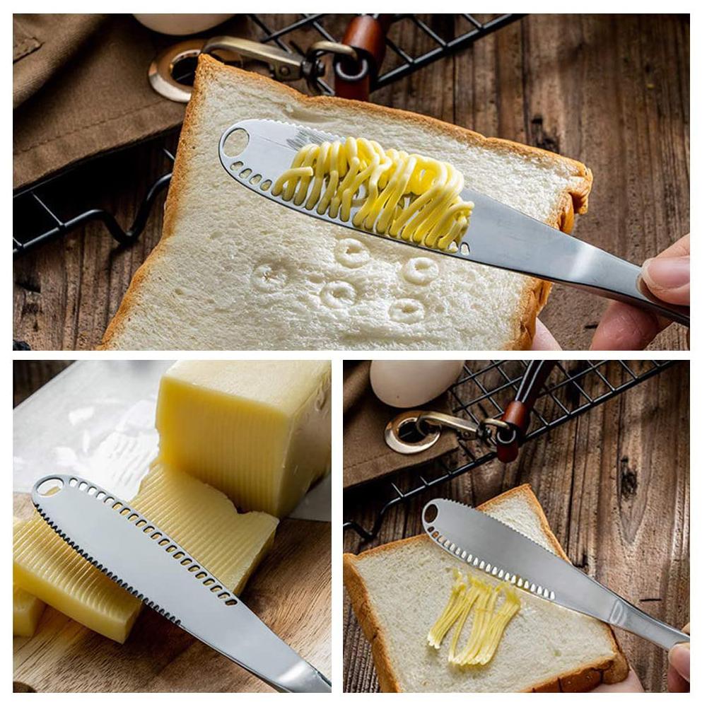 Buy Stainless Steel Butter Knife, Serrated Butter Knife, No Sharp Safety Butter Knife, For