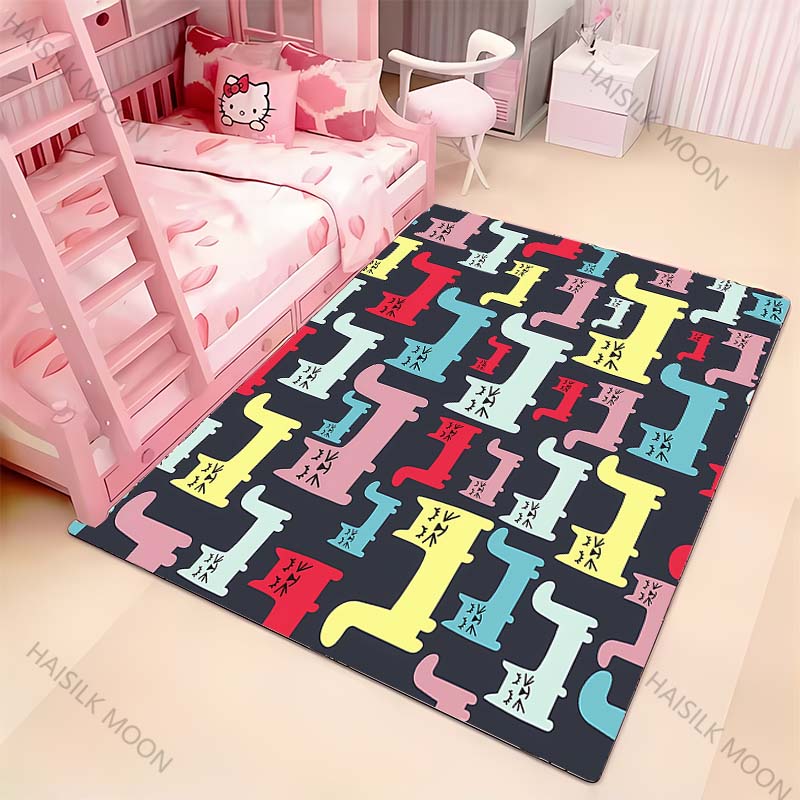 3D HD Tisk Umění Vtipný Kočičí Koberec Novinka! Koberec do obývacích pokojů, ložnic, kancelářských prostor, odolný, dekorativní podložky do dětského pokoje