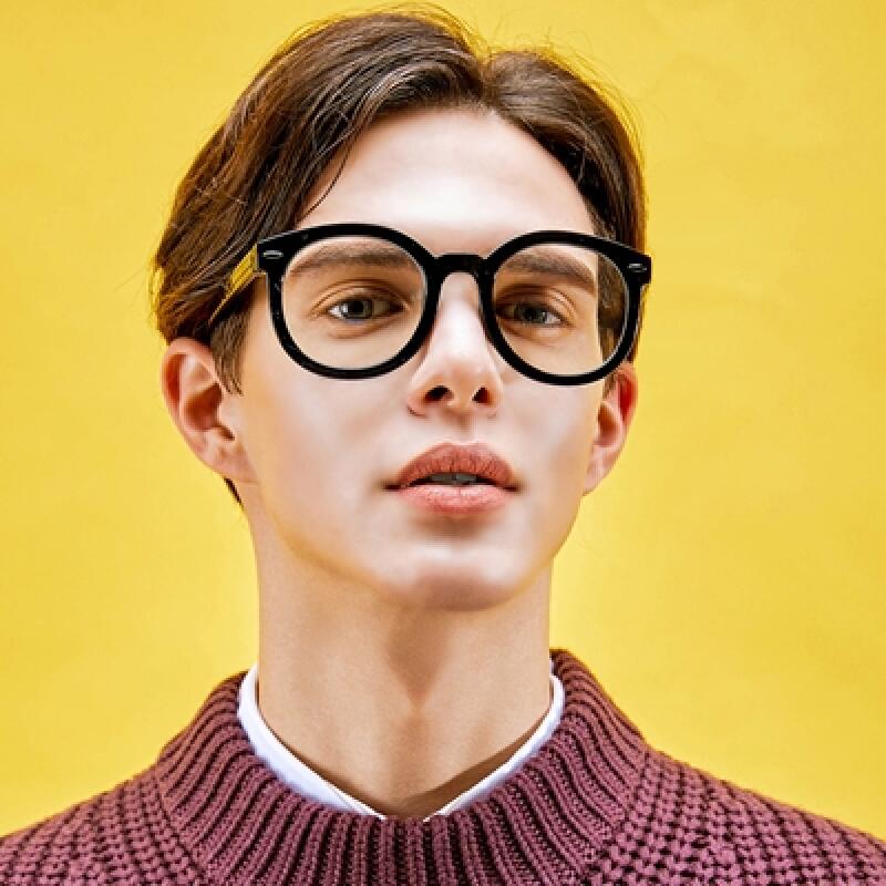 LK1019 Blue Light Blocking Glasses Frame_C1 BLACK