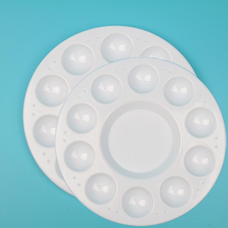 

2 шт. палитры для подносов для красок, пластиковый поддон для краски с 10 лунками, палитра для акриловых красок для детей, студентов 2pcs