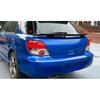 For 2001-2007 Subaru Impreza WRX Touring Wagon Middle Rear Trunk Lid Spoiler Wings Car Exterior Black Carbon Tuning Accessories