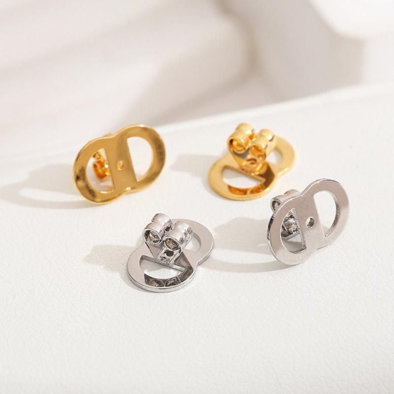 Ohrringverschlüsse in Gold oder Silber mit sicherer 8-Form-Struktur für große Ohrringe, bequeme Passform, universelle Kompatibilität